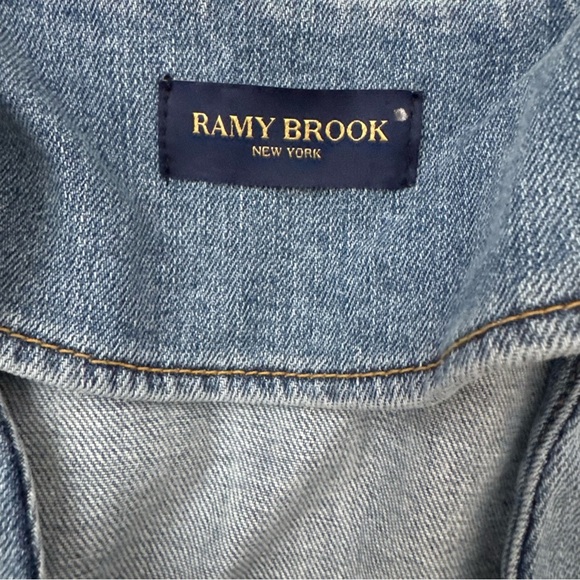 Ramy Brook Helena Denim Jumpsuit One Piece Size 29 - Picture 6 of 13